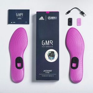 Adidas GMR Football Soccer FIFA Mobile Play connected Insoles Jacquard size 8